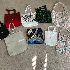 Lululemon, Free People & Disney Assorted Tote Collection